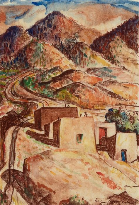 Lot - Lucy Valentine Pierce, New Mexico Landscape