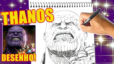 Como Desenhar O Thanos - COMO DESENHAR O THANOS | CADERNO DE DESENHO | HORA DO DESENHO - YouTube
