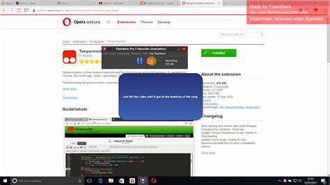 How to install Tampermonkey on Opera:) - YouTube