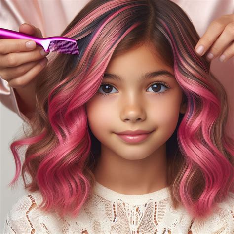 Mecha Rosa Em Criança - Mechas rosa no cabelo infantil: passo a passo fácil e seguro