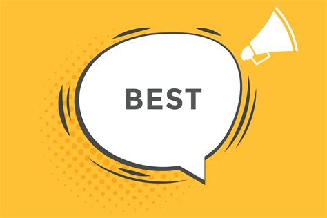 best vectors, sign, level bubble speech best 24256330 Vector Art at ...