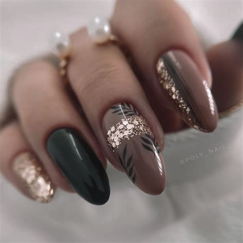 Маникюр с блёстками | Nägel inspiration, Nägel
