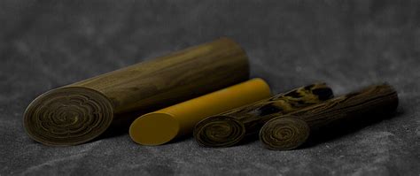 Ebonite rod no. 03 Yellow - Ebonite-Arts