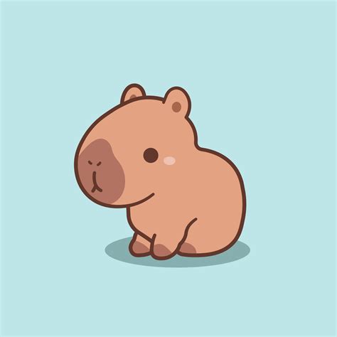 Dibujos Para Imprimir De Capibaras Kawaii - Dibujos Cute Para Imprimir