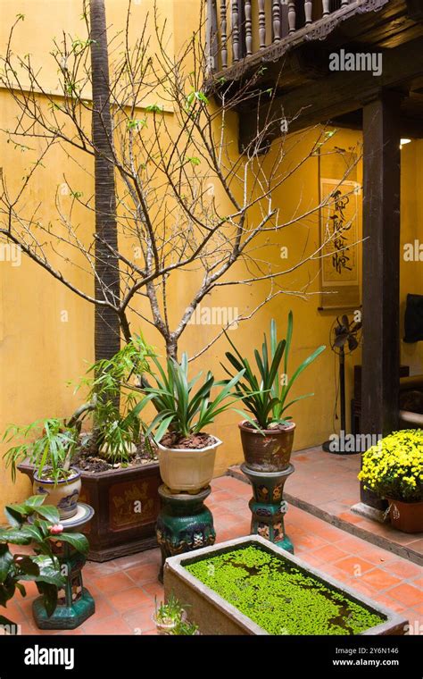 vietnam hanoi traditional house interior stock photo alamy