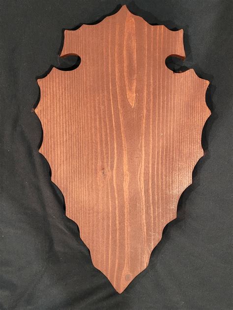 arrowhead european mount plaque multiple colors  quick