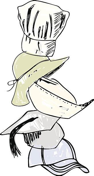 wearing multiple hats illustrations royalty  vector graphics
