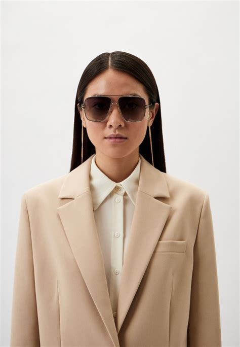 Очки солнцезащитные Marc Jacobs MJ 1091/N/S 06J, цвет: золотой ...