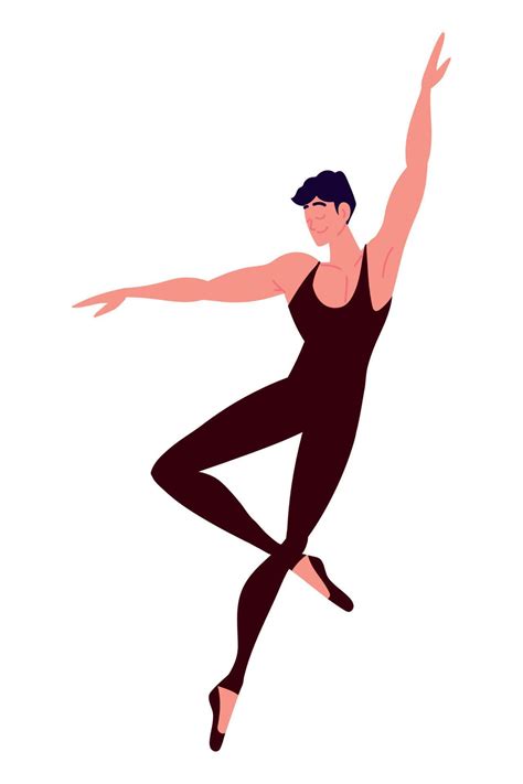 male ballet dancer 16756103 Vector Art at Vecteezy
