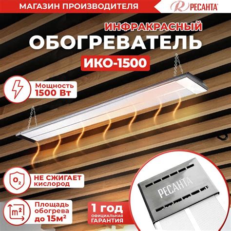 Обогреватель Вихрь Инфракрасный ИКО-1500 купить по выгодной цене в ...