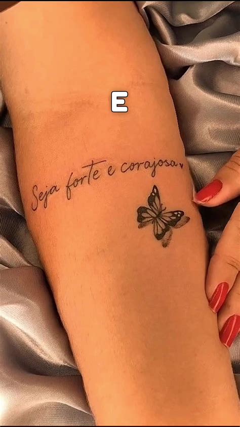 Símbolo De Força E Coragem Tatuagem