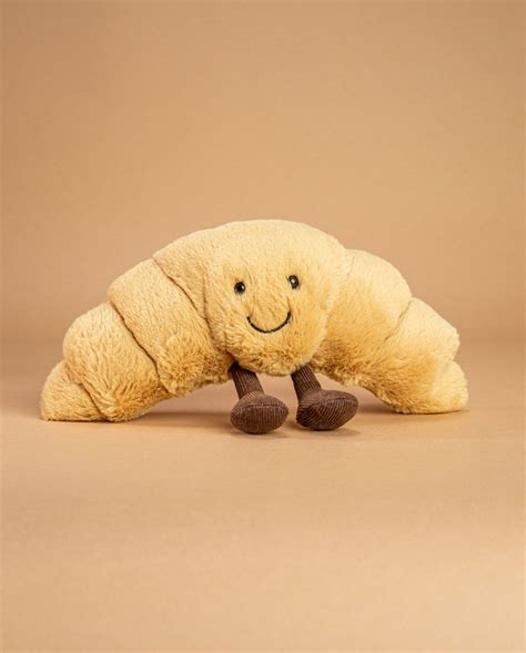 Cuddly croissant soft toy gift| Jellycat Croissant - send quirky cuddles!