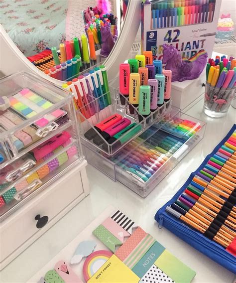 Stationary Organization, School Supplies Organization, Desk ...