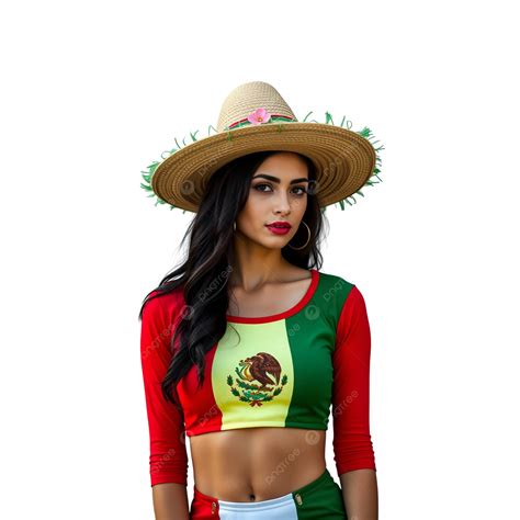 Mexican Beauty Model Flaunting Festive Outfit, Mexican Woman, Beautiful