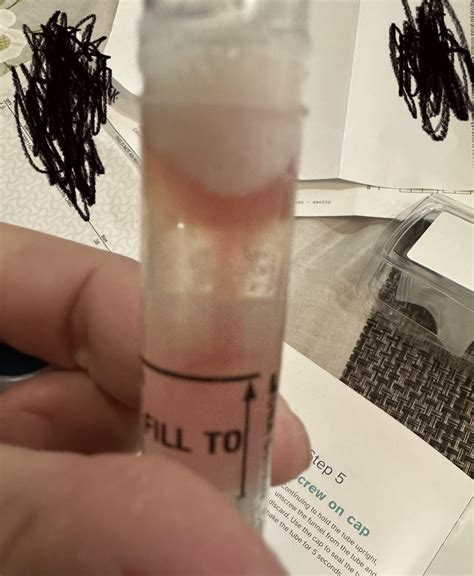 I flossed my teeth before providing a sample, is this too much blood