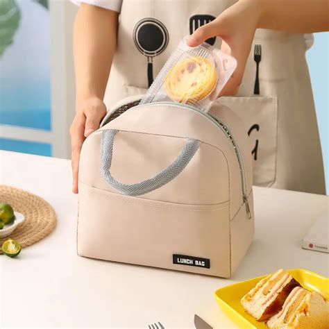 Portable Insulation Lunch Bag Student Lunch Box Multi-functional Picnic ...