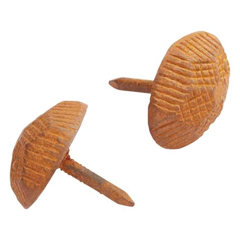 Hand-Forged Iron Oval Knurled Clavos - Set of 6 | Signature Hardware