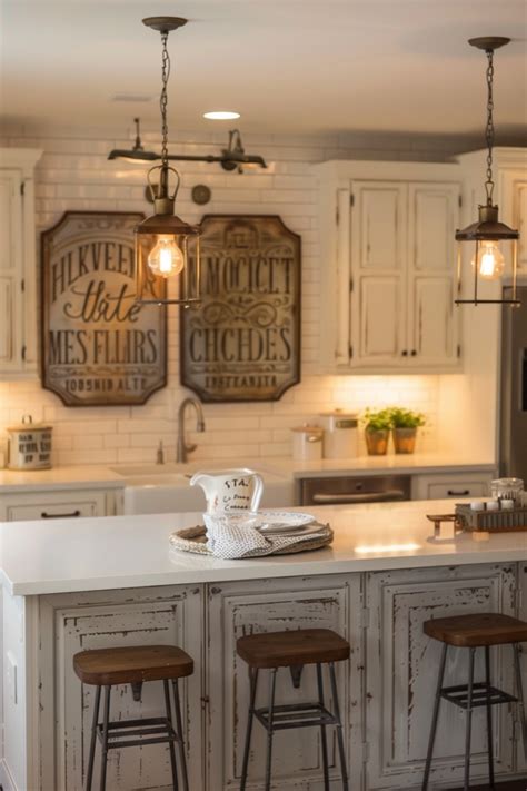 farmhouse kitchen wall decor inspirations quiet minimal