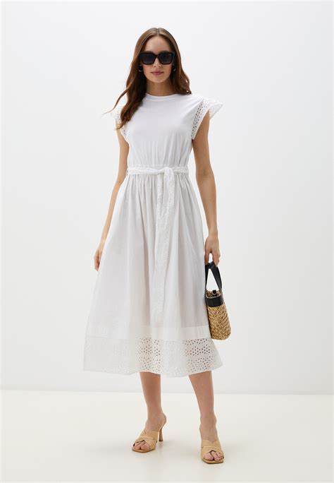 Платье United Colors of Benetton, цвет: белый, RTLADO028901 — купить в ...
