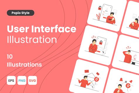 user interface illustration pack    design