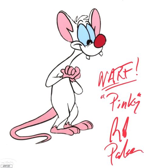 Rob Paulsen Hand signed 8x10 Glossy Photo as 'Pinky' from 'Pinky and
