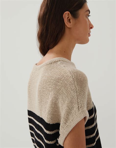 Strickshirt Tanu blocking schwarz online bestellen | someday Online Shop