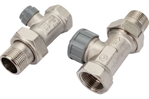 Термостатический набор для радиатора ROYAL THERMO прямой 3/4 М30x1.5 НС ...