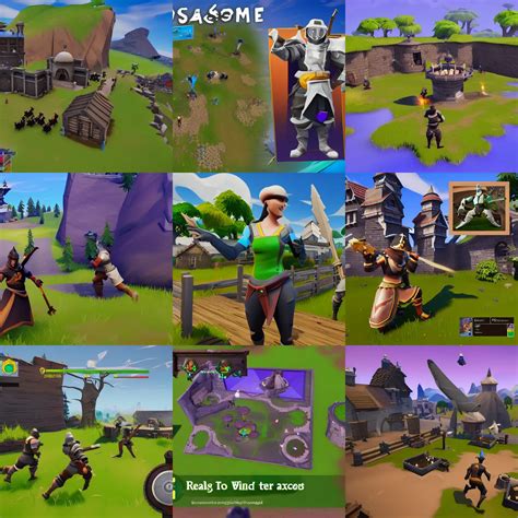runescape in fortnite | Stable Diffusion