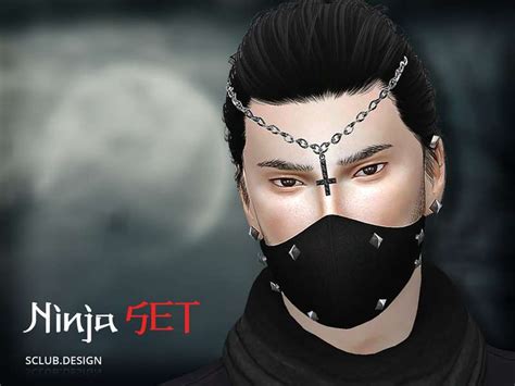 Ниндзя сет - Аксессуары - Моды для Sims 4