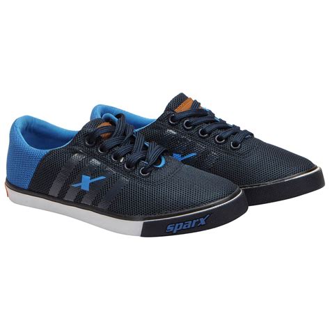 buy sparx mens navy blue mesh sneakers casual shoes   rs