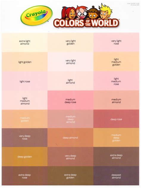 Complete List of Current Crayola Crayon Colors - Don't mind me, I'm