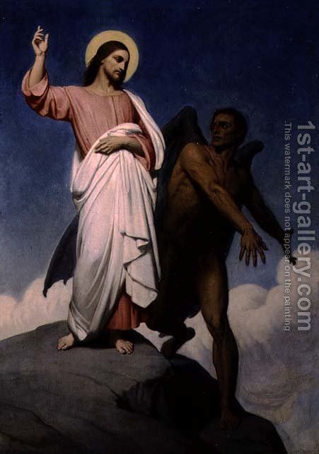 The Temptation Of Christ Painting at PaintingValley.com | Explore ...