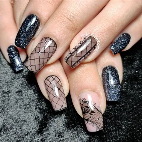 30 Beautiful Lace Nails Art Ideas + Video Tutorial