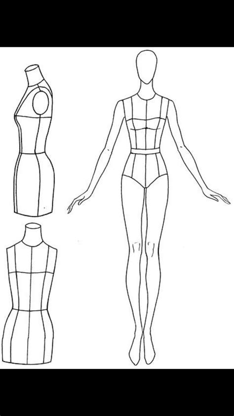 Fashion Sketch Template, Fashion Illustration Template, Fashion