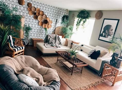 afro bohemian style living room boho living room african decor