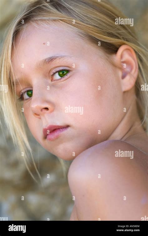 green eyed girl  res stock photography  images alamy