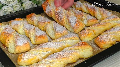 Творожные завитушки за 20 минут! Просто и очень вкусно! - YouTube
