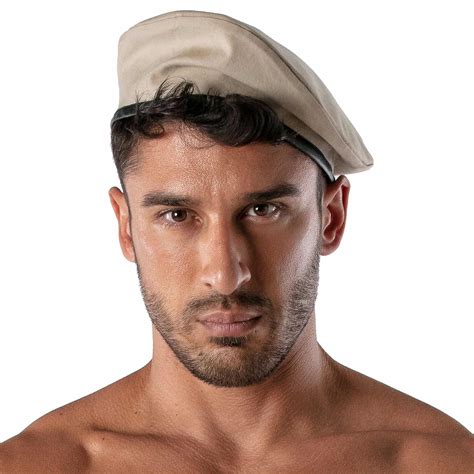 TOF Paris Béret Réversible Patriot Noir - Beige | INDERWEAR
