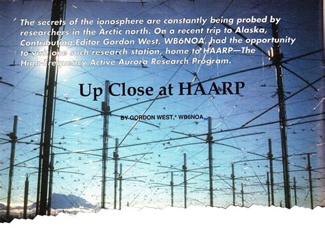 CQ Newsroom: HAARP Plans Return to Full Power by Summer
