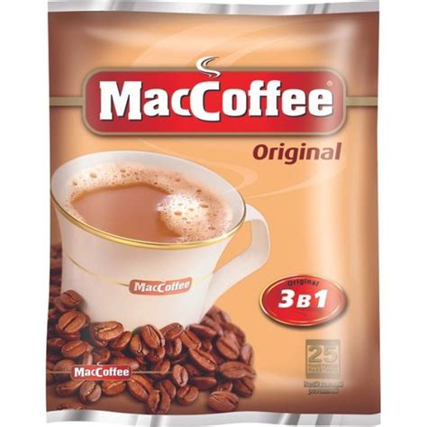 Купить Напиток кофейный растворимый МacCoffee 3 в 1 Original 20г (25шт ...