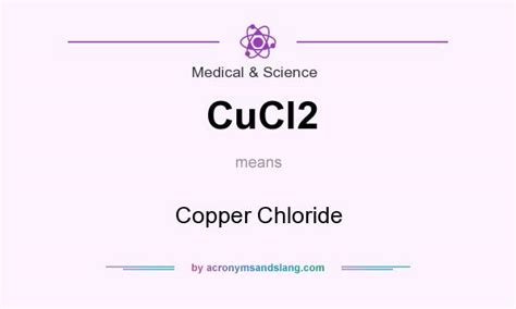 What does CuCl2 mean? - Definition of CuCl2 - CuCl2 stands for Copper ...
