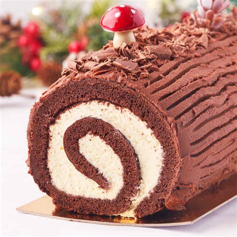 Yule Log Cake