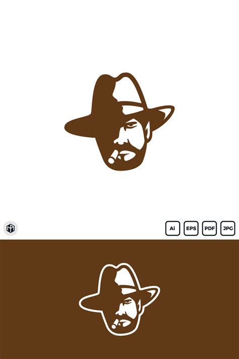 Cowboy Vector Logo Design Template - PMLogos