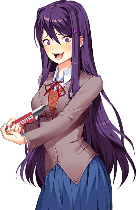 more yuri knife meme : r/DDLC