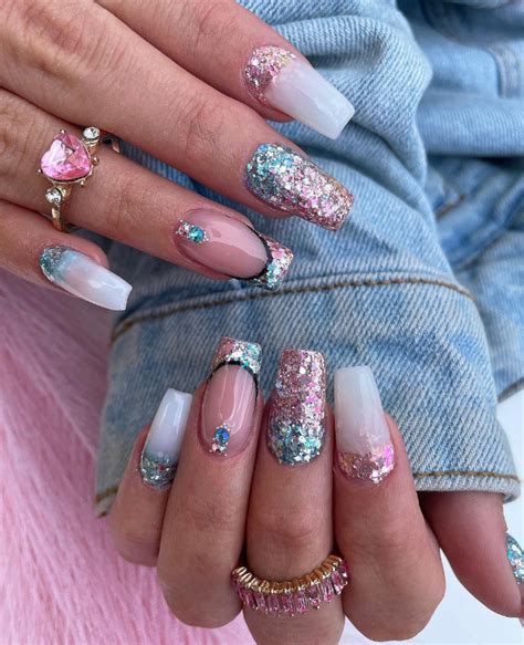 Sparkle Up Your Summer: Glitter Ombre Nail Designs for 2023| Morovan