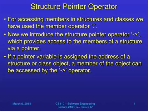 PPT - Structure Pointer Operator PowerPoint Presentation, free download ...