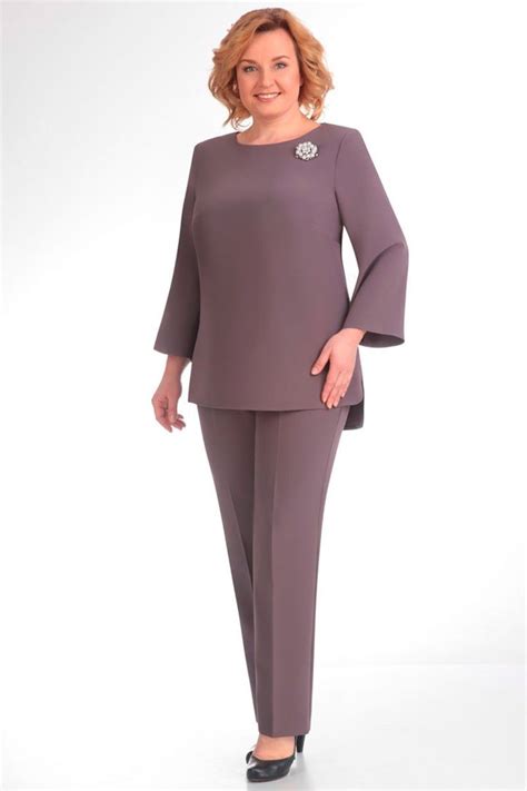 Костюм брючный Elga 12-486 Curvy Girl Fashion, Plus Size Fashion ...