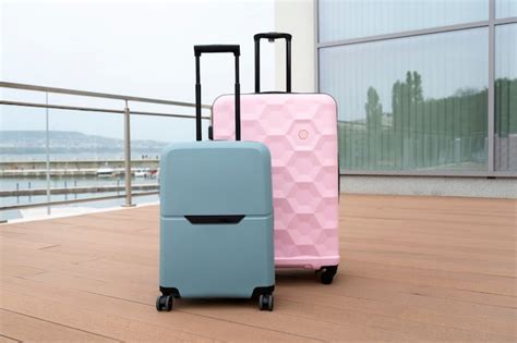 Free Photo | Suitcase with wheels outdoors