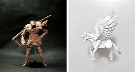 31 Amazing Origami Art Pieces That Are So Complex You Need Instructions Just To Look At Them