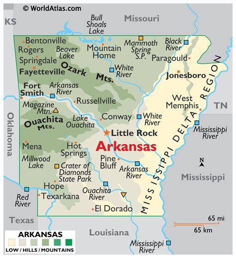 Arkansas Maps & Facts - World Atlas